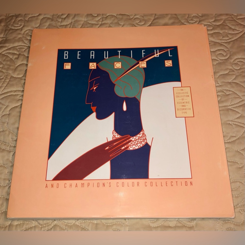 BEAUTIFUL FACES from CHAMPION•Art Deco Paper Promotion•NEW!